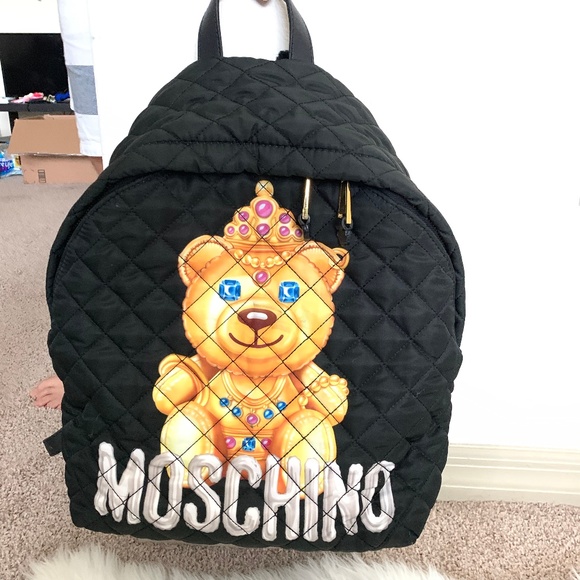 moschino large backpack